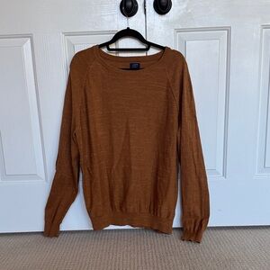 J. Crew Men's Tan Crewneck Sweater
